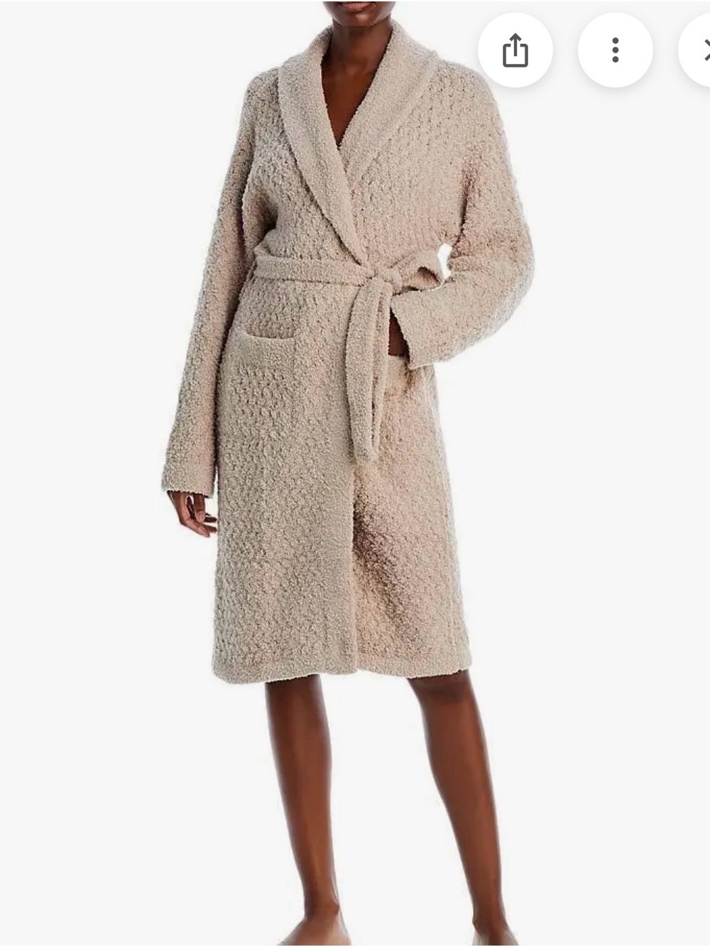 NWT Size L/XL Sunday Citizen Snug Waffle Robe $145 MSRP